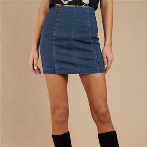 Free People Modern Femme Denim Skirt Size 8